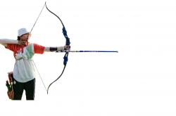 B体育体育官方-射箭比赛选手稳中有变，一箭射中靶心